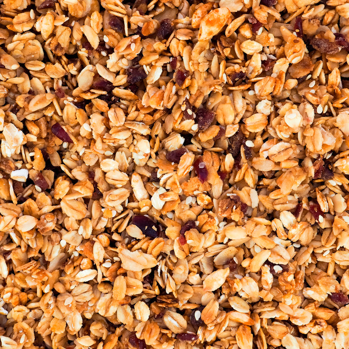 Rouskuva granola pellillinen