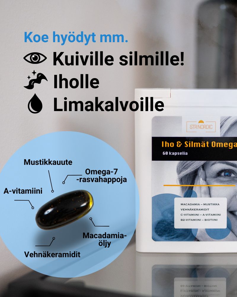 Iho & Silmät Omega, 60 kapselia