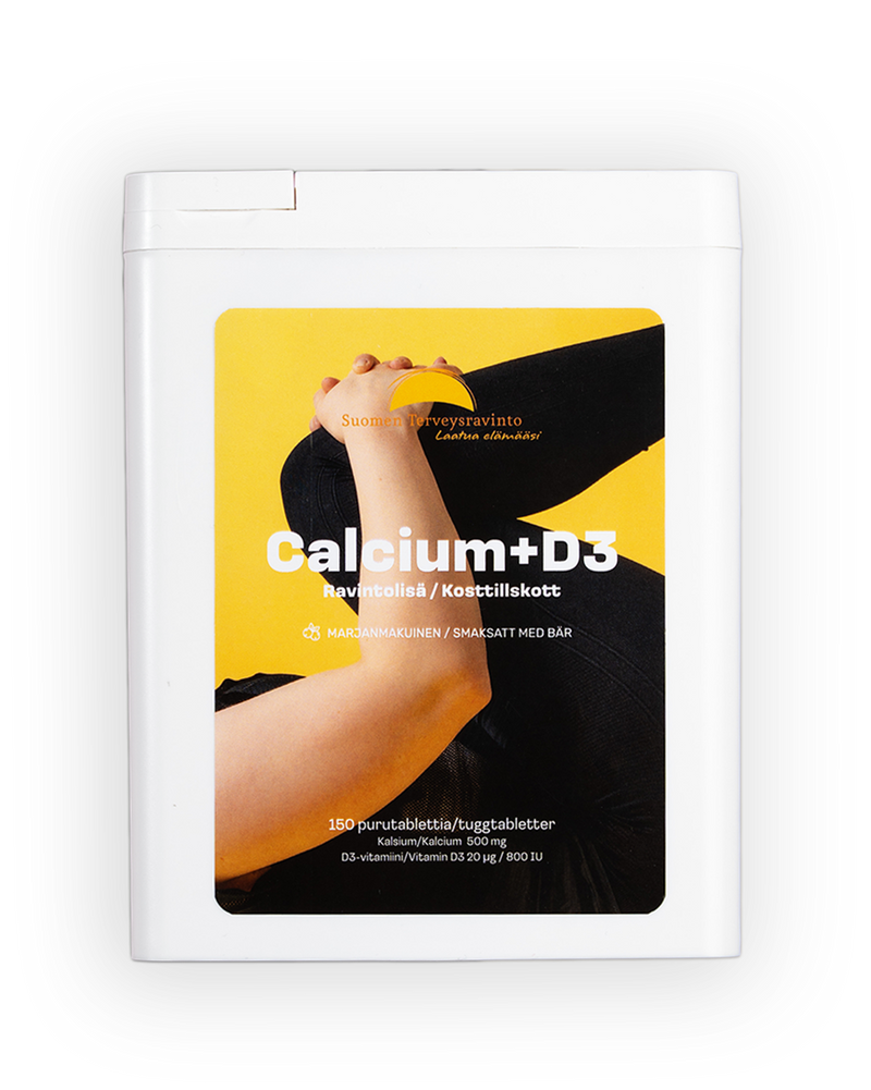 Calcium+D3, 150 purutablettia