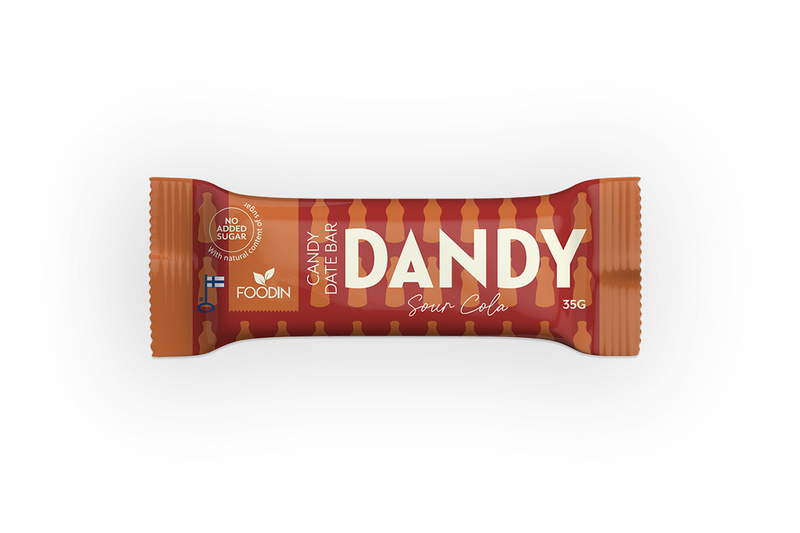 Dandy Candy Date Bar, Sour Cola, Foodin, 35 g