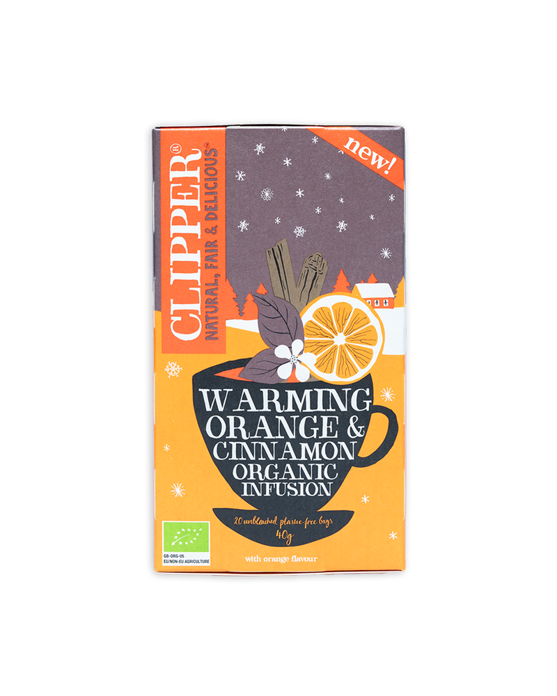 Clipper, Appelsiini-kaneliyrttitee, 20 pss