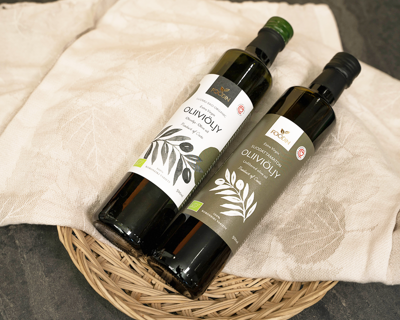 Ofiltrerad olivolja, ekologisk, Foodin, 500 ml