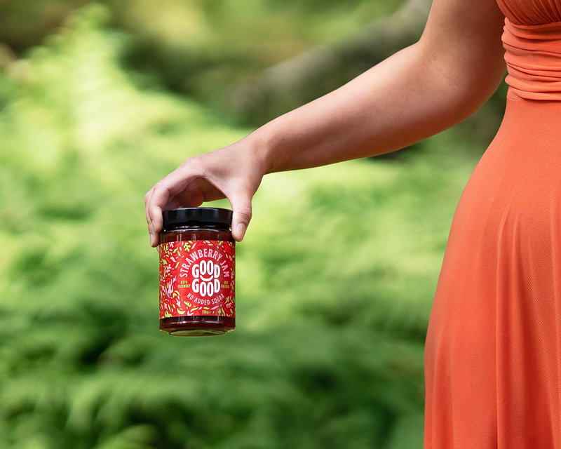 Mansikkahillo, keto, Good Good, 330 g,