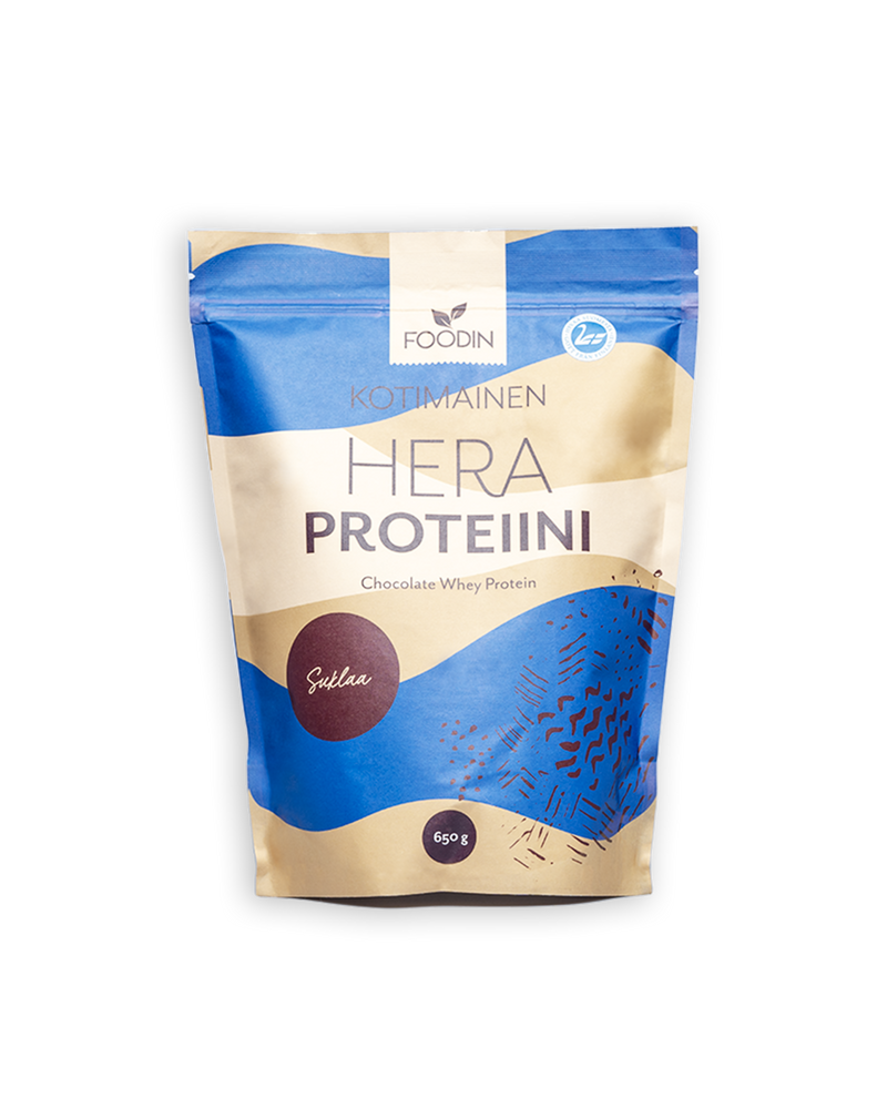 Kotimainen Heraproteiini, suklaa, Foodin, 650 g