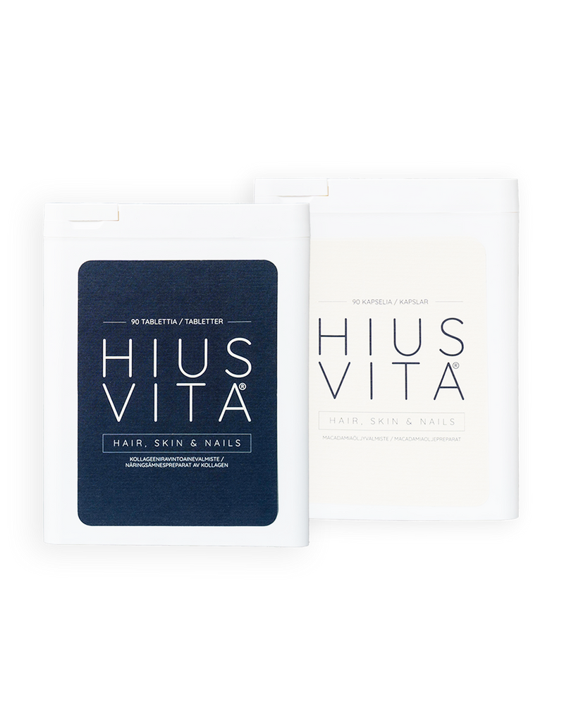 Hiusvita, ravintolisät, 90 tablettia & 90 kapselia