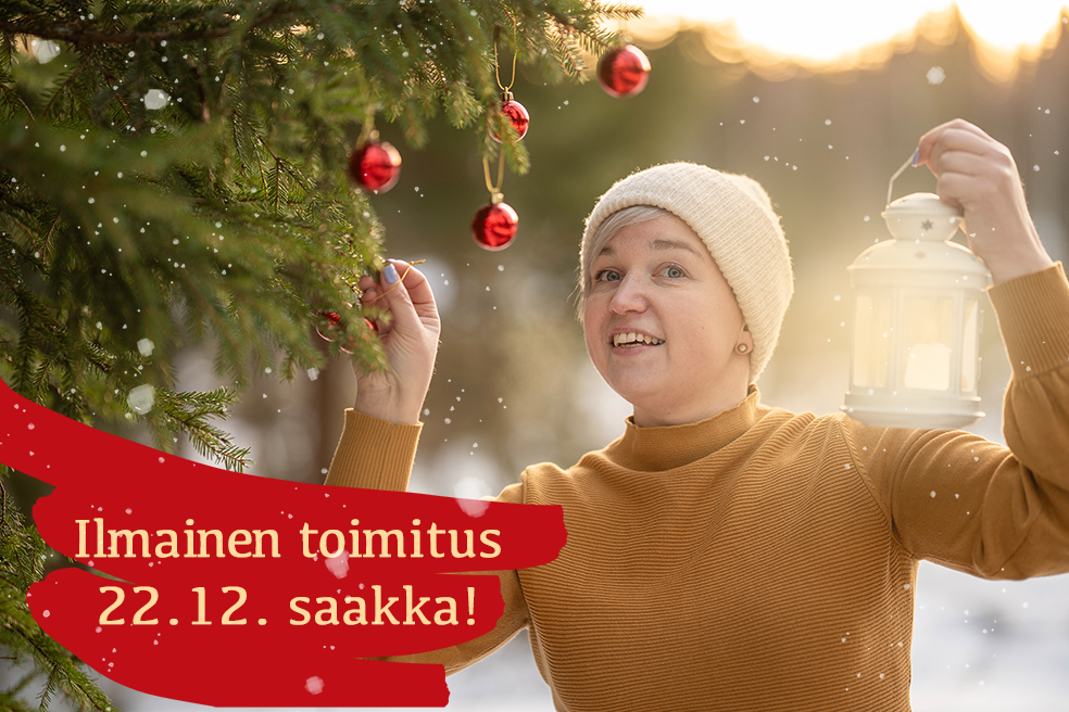 Hyvinvointia jouluksi!