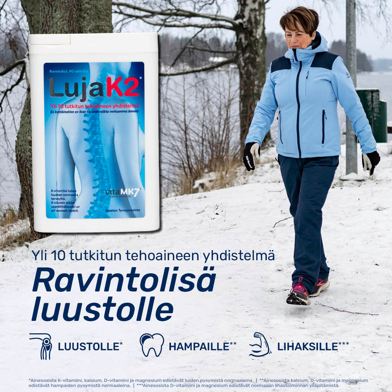 Luja K2, 100 µg, 90 tablettia