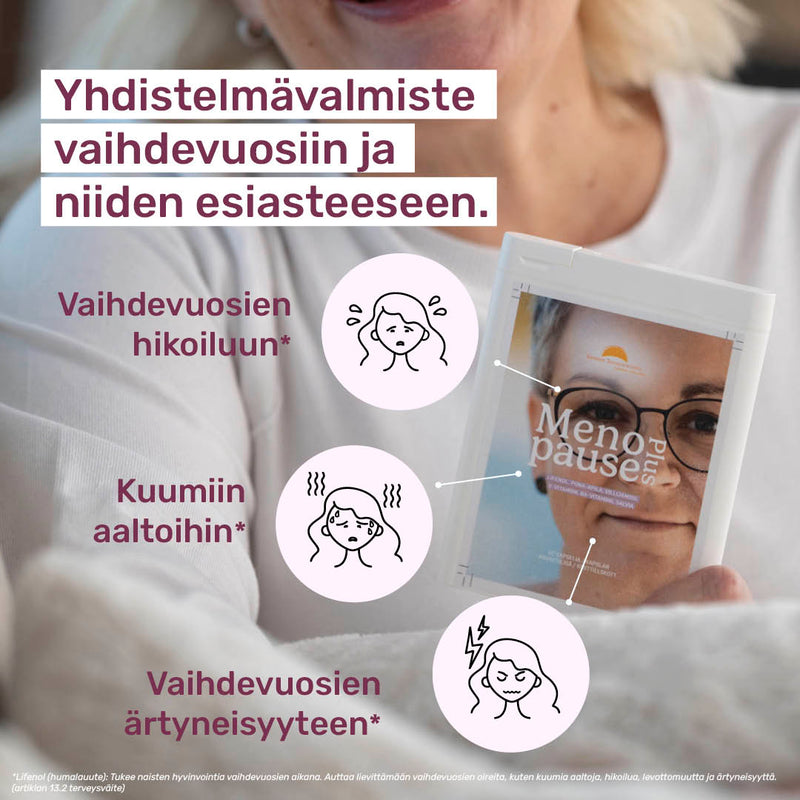 Menopause Plus, 60 kapselia