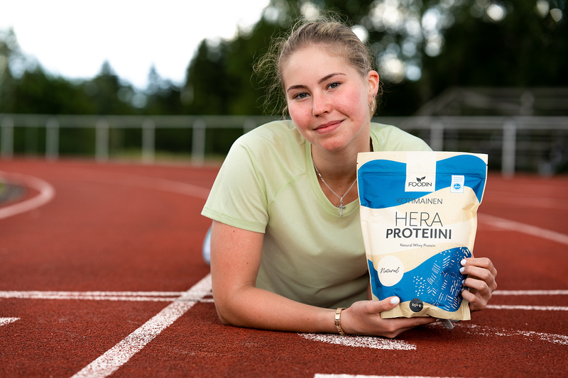 Kotimainen Heraproteiini, maustamaton, Foodin, 650 g