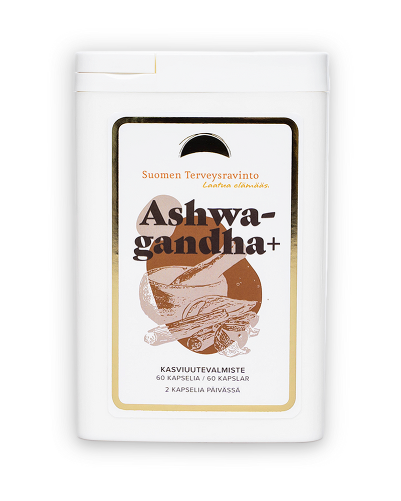 Ashwagandha+, 1000 mg, 60 kapselia