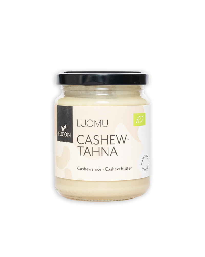 Cashewtahna, luomu, Foodin, 250 g