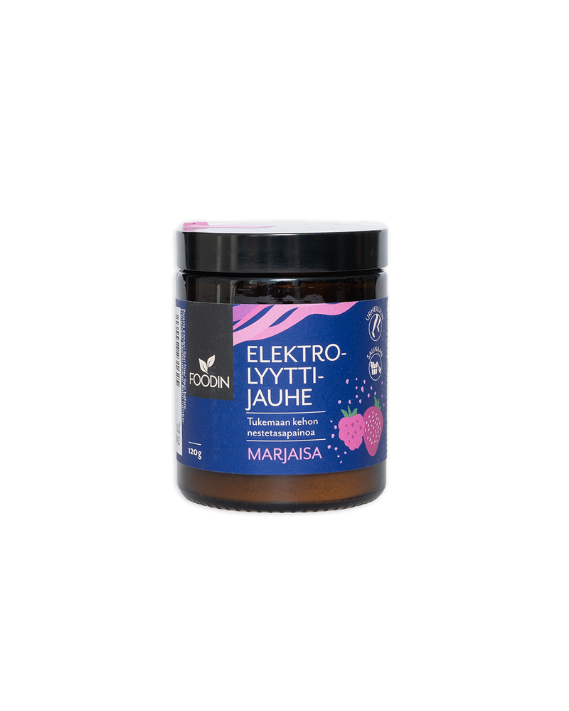 Elektrolyyttijauhe, Marjaisa, Foodin, 120 g