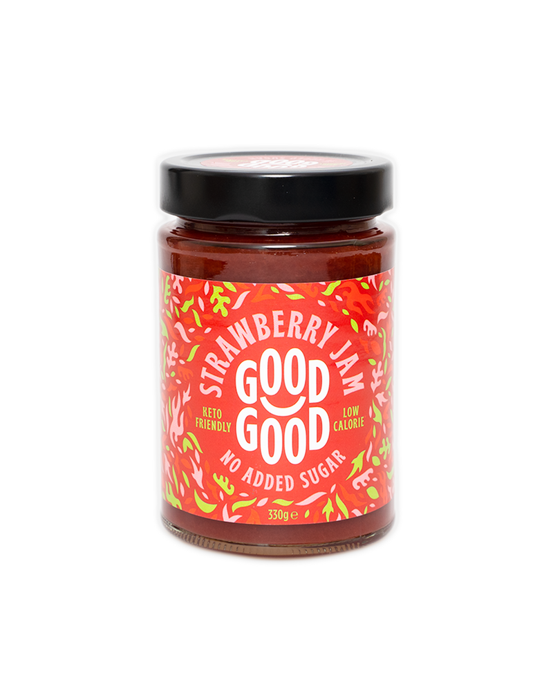 Mansikkahillo, keto, Good Good, 330 g,