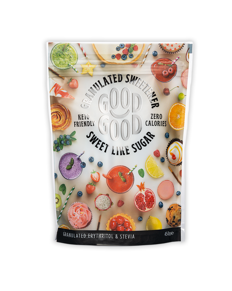Pöytämakeutusaine, Sweet like Sugar, erytritoli ja stevia, Good Good, 450 g