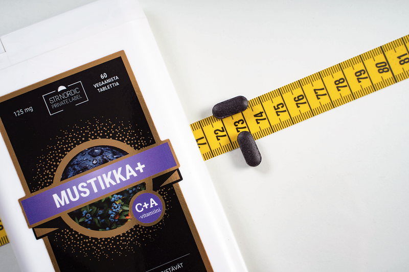 Mustikka+, 125 mg, 60 tablettia