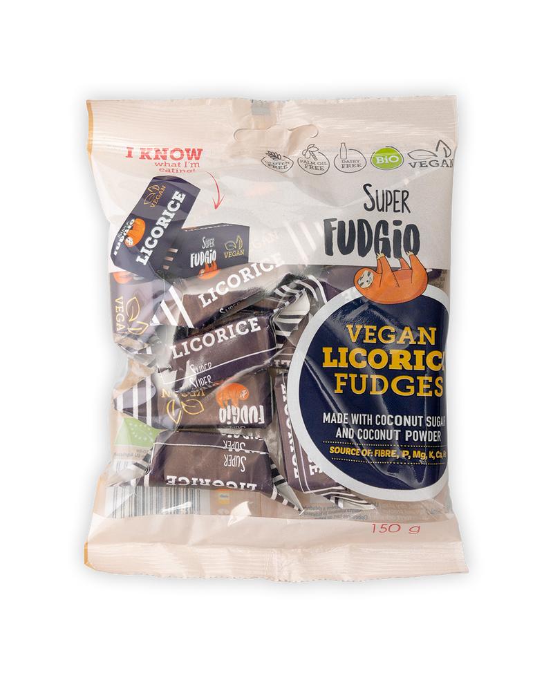Lakritsifudge, Super Fudgio, 150 g