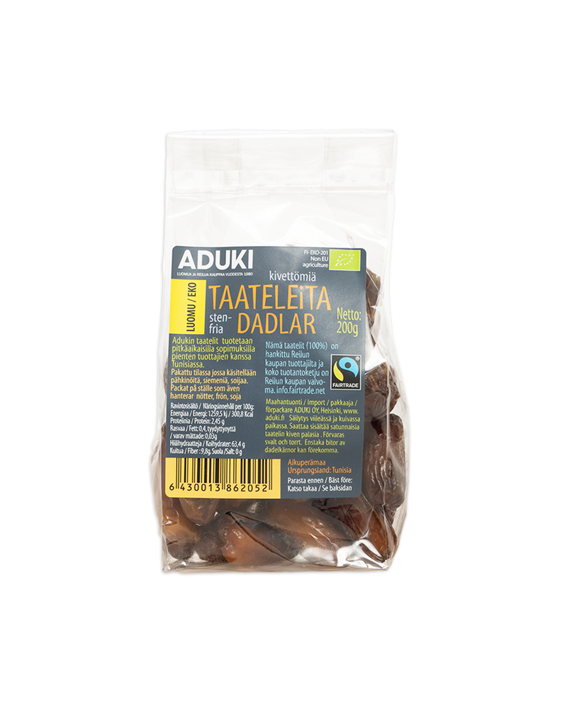 Taateli kuivattu, Aduki, 200 g