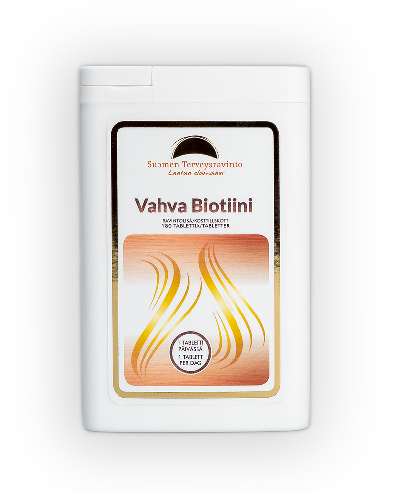 Vahva Biotiini, 12 000 µg, 180 tablettia